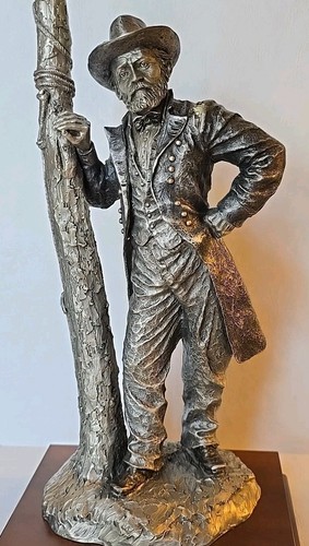 Chilmark Pewter Civil War Sculpture, Ulysses S Grant By Frances Barnum, Lmtd Ed