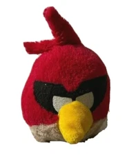 Angry Birds Space RED plush toy 5" 2012 W/ Sound Rovio Commonwealth 