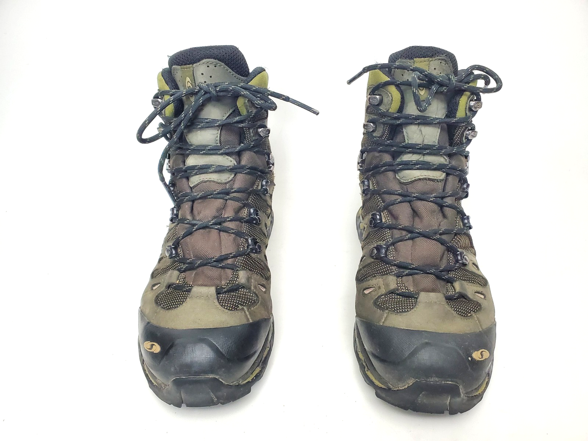 SALOMON QUEST 4D GTX Hiking Backpacking Boots Men's US 8 | eBay