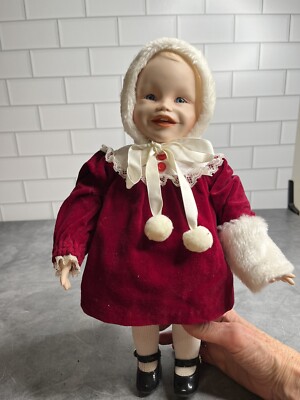 Vtg Yolando Bello Porcelain Doll Picture Perfect Babies Jennifer 14.5'' 1987