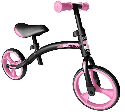 Stamp Running Bike/Bicicletta – Black/Pink – Skids Control, Bambine, (T5y)
