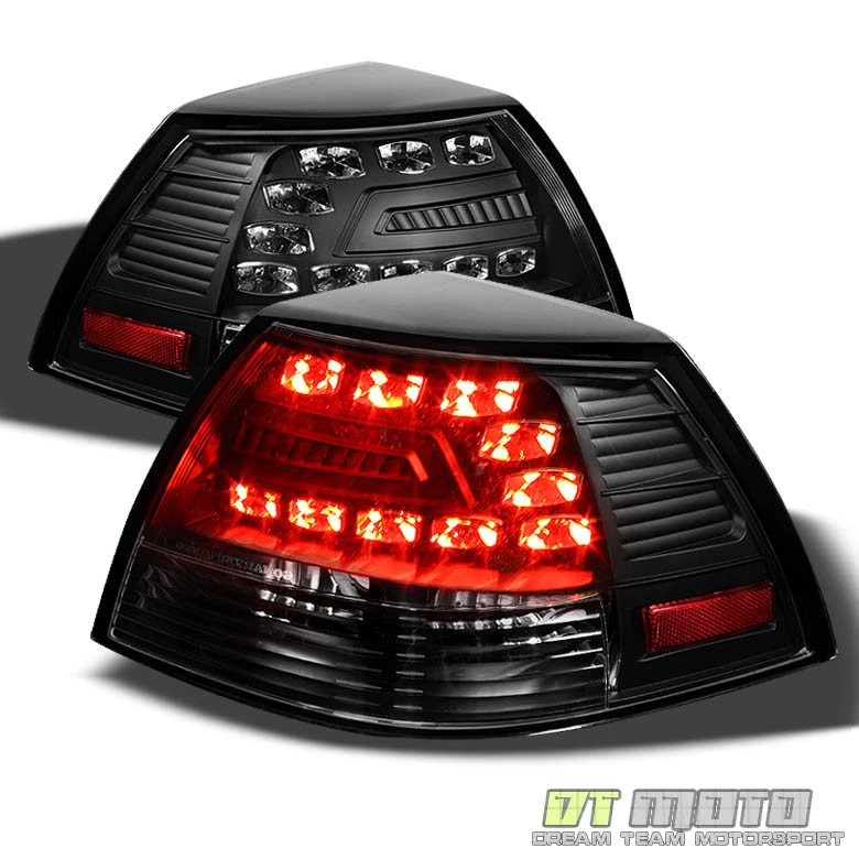 Luces traseras LED luminosas negras Pontiac G8 2008-2009 luces de freno 08-09 izquierda+derecha Foto 3 de 4