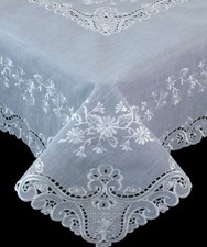 Embroidered Tablecloth Napkin Runner Placemat Banquet Wedding Party Event Decor