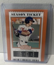 2019 Logan Davidson ROOKIE RC Panini Contenders Draft #17 Season Ticket 