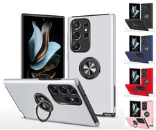 For Samsung Galaxy S23 Ultra - ShockProof Armor Rugged Cover Case Stand Ring