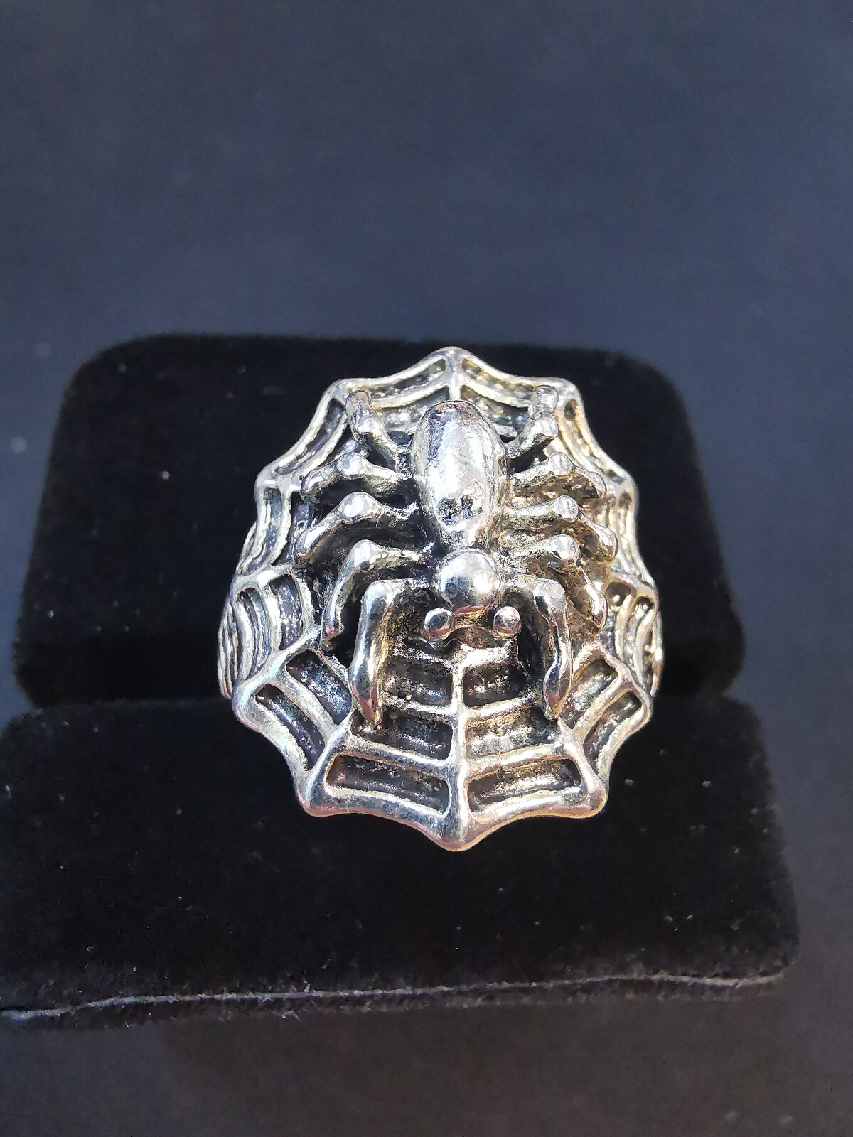 Ring with spyder, spider ring, solid large, size … - image 3