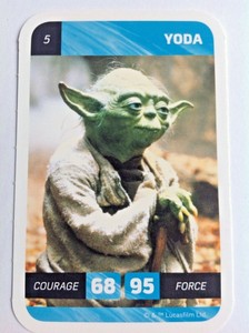 Star Wars French Leclerc Disney Card 5 Yoda Ebay