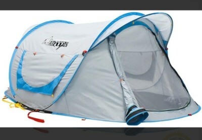 WOLF WALKER Pop Up Tents for Camping, 4 Person Instant Set Up Dome Tent