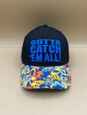 Pokemon Gotta Catch Em All Youth Baseball Cap Black Blue Snapback Hat Pok mon
