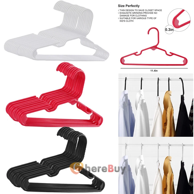 5-50pcs Small Home Non-Slip Kids Baby Clothing Hangers for Wet and Dry  Clothing