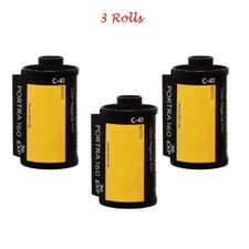 3 Rolls Kodak 35mm Professional Portra 160 135 Color Film Bulk New Fresh Dated