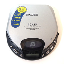 KOSS Portable Digital CD Player CDP688 Series 1998 For Parts or Repair only