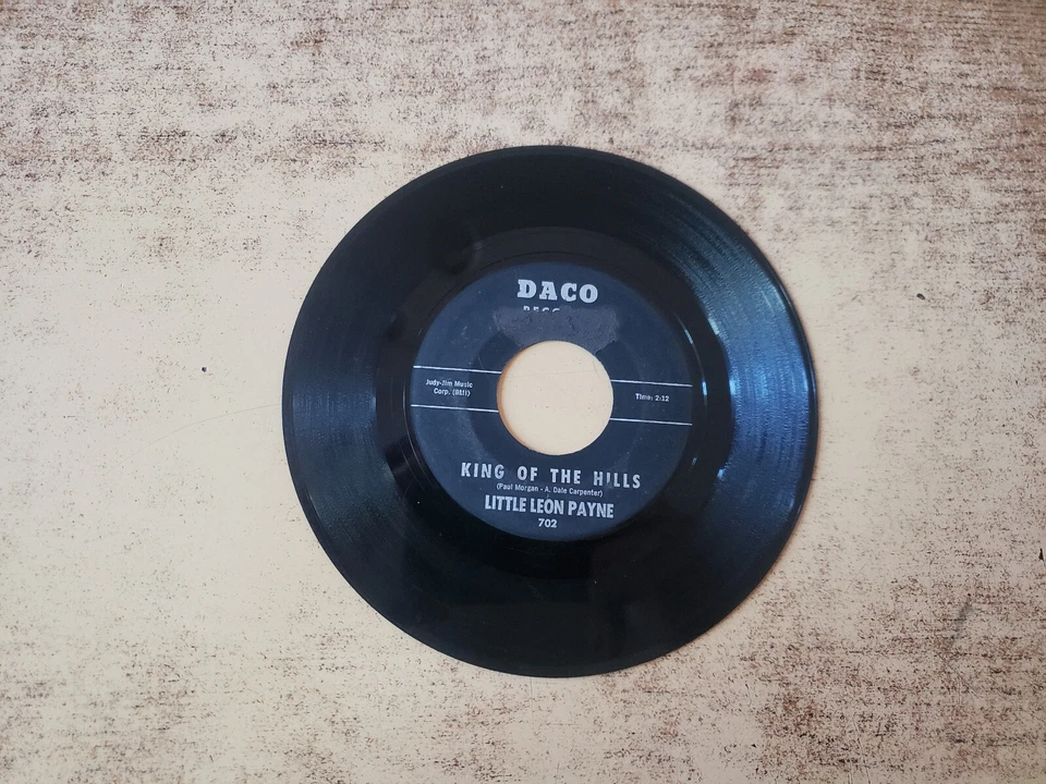 MEGARARE 1950s VG-/G+ Little Leon Payne King Of The Hills History Of Love 701 45 - Image 2 of 2