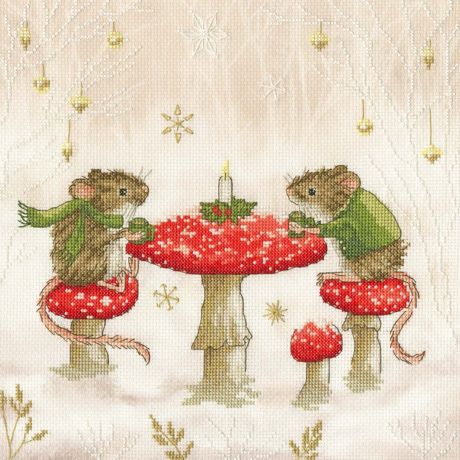 Bothy Threads XSS26 Toadstool Treats Counted Cross Stitch Kit by Sarah Summers