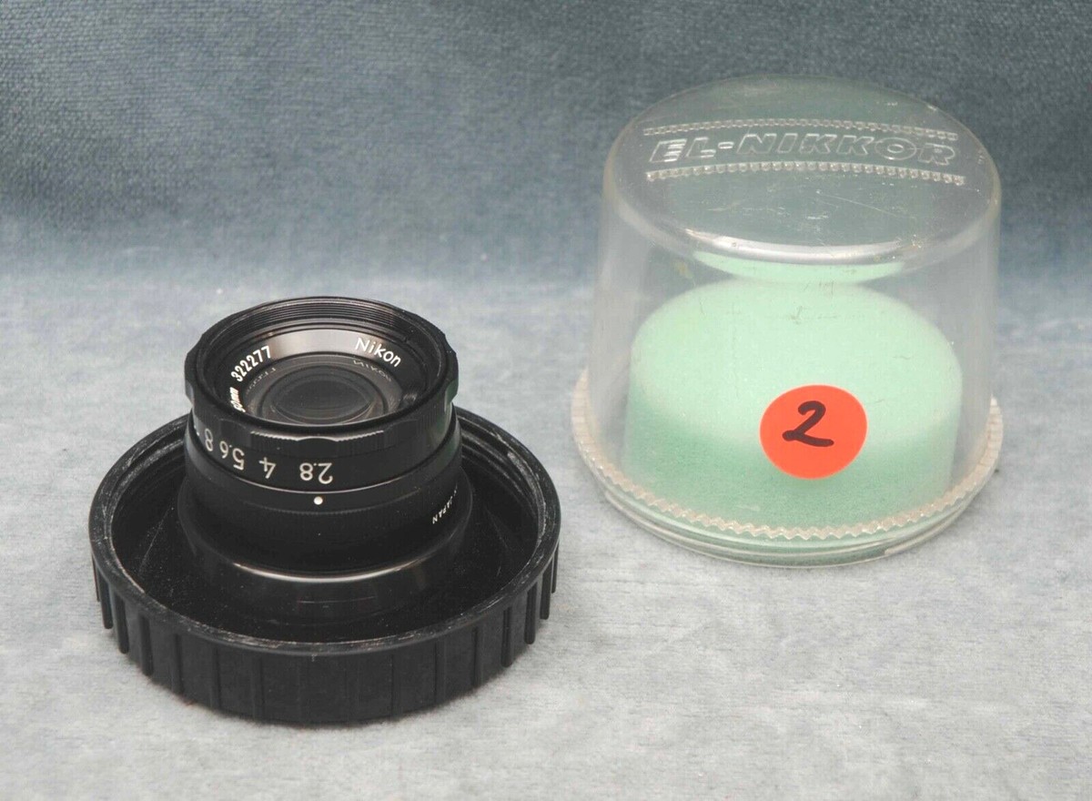 VINTAGE OLD-SCHOOL EL-NIKKOR 50MM F2.8 ENLARGING LENS IN BUBBLE