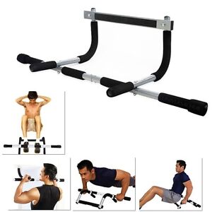 Middel Meisje geweld Pull Up Chin Up Bar Heavy Duty Home Steel Doorway Gym Workout Training  Exercise | eBay