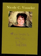 Nicole C. Vosseler Autogrammkarte Original  Signiert ## BC 168642