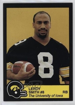 1989 Iowa Hawkeyes Team Issue Leroy Smith 0q3