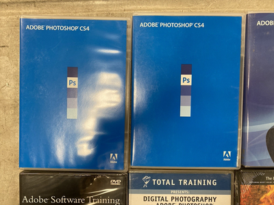 Lot of Macintosh Adobe Photoshop CS, CS2, CS3, CS4, & Training