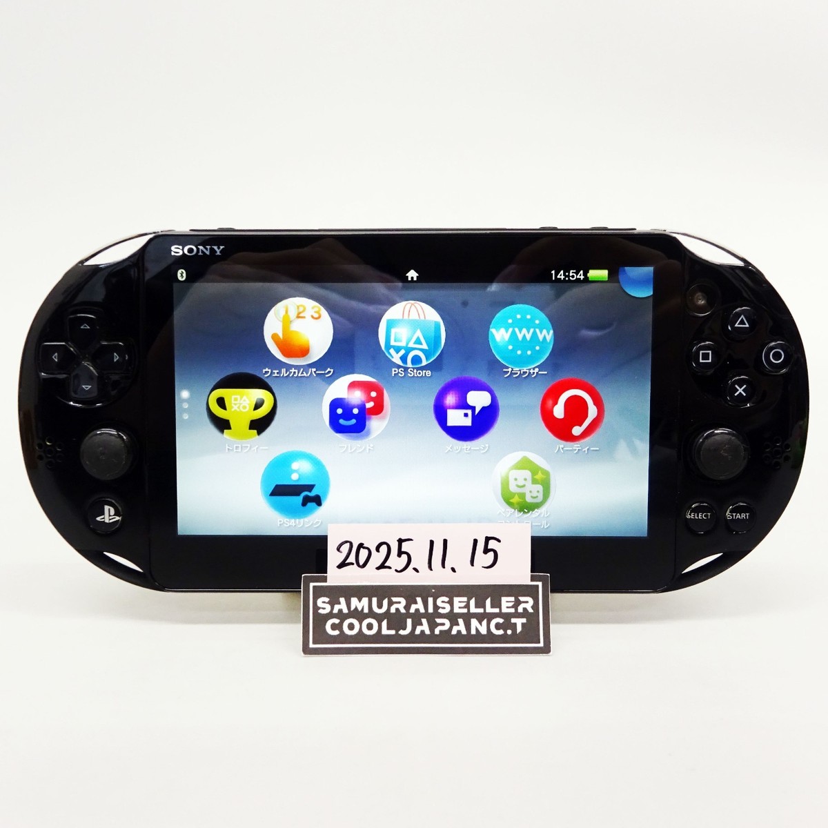 Sony Playstation PS Vita Black PCH-2000 ZA11 Console only PSV Slim