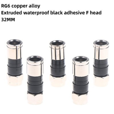 5/10/20Pcs RG6 F-Type Coaxial Compression Connectors For Satellite & Cable