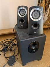 Logitech Z313 2.1 Speaker System with Subwoofer - Tested Working