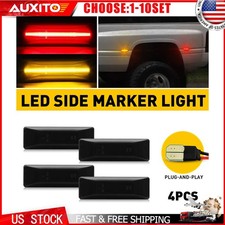 Smoked Led Fender Side Marker Light For 94-02 Dodge Ram 2500 3500 Dually 4-20x