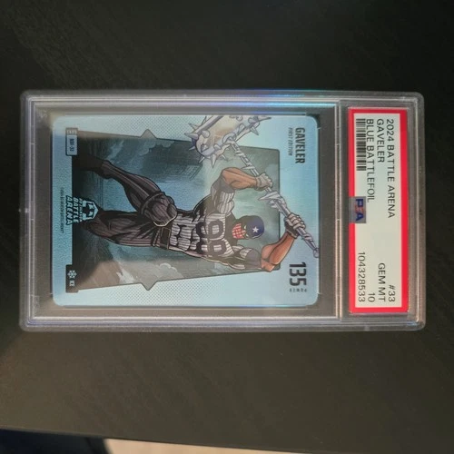 Bo Jackson Battle Arena Blue Ice SP Battlefoil Gaveler BBF-33 Aaron Judge PSA 10