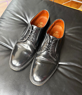 Alden Men's Shell Cordovan Derby Black 9901 Horsehide