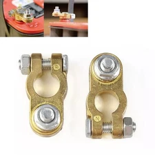 Brass Car Battery Terminals Connector Clamps Top Post Battery Terminal Protector