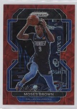 2021-22 Panini Prizm Choice Red Prizm 62/88 Moses Brown #173 1e7