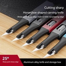 Aluminum Handle Craft Carving Knife Pen Shape...