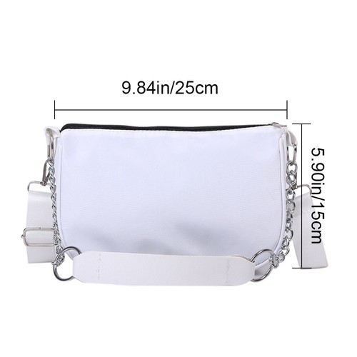 Fashion Solid Color Chain Shoulder Bags Messenger Crossbody Bag Handbags - Picture 2 of 14