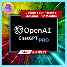 ChatGPT 5.2 Plus - ChatGPT 5.2 PRO  12 Months  Chat gpt UPDATE Your Account