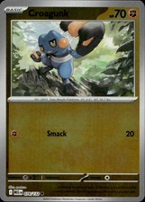 Pokemon Croagunk 78/132 Mega Evolution Reverse Holo LP matazo