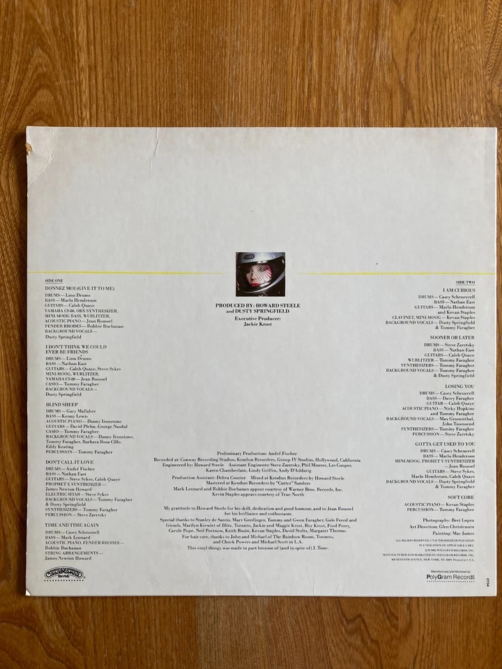 *SIGNED* DUSTY SPRINGFIELD White Heat lp AUTOGRAPH - Image 3 of 4