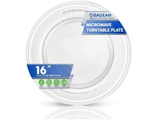 New Bagean Glass Microwave Plate Replacement 16" Fits WB49X10166 GE  Turntable