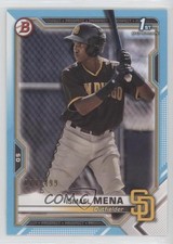 2021 Bowman Prospects Sky Blue Border 79/499 Ismael Mena #BP-36 0ms5
