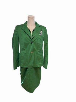 Riani Dress And Jacket Set Size 12 Green 