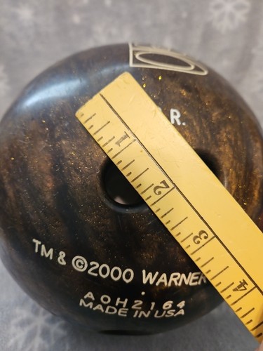 Vintage 2000 Warner Bros Taz Brunswick Bowling Ball 15lbs 12.7oz Made In USA - Picture 5 of 7