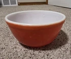 Vintage PYREX Primary Colors Red No. 402 1.5 quart Nesting Mixing Bowl EUC