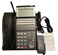 NEC IP3NA-12TXH(BT) TEL(BK) DLV(XD)Z-Y(BK) Cordless Bluetooth Phone Refurbished