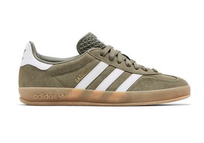 SIZE 9.5 MENS - Adidas Gazelle Indoor Olive Strata Originals JQ0174 Unisex NEW