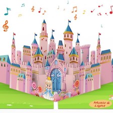 Musical Birthday Card, Pop-Up Music  Lights Birthday Card for 3/4/5/6/7/8 Ye...
