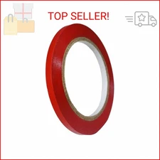 T.R.U. CVT-536 Red Vinyl Pinstriping Dance Floor Tape: 1/4 in. Wide x 36 yds. Se