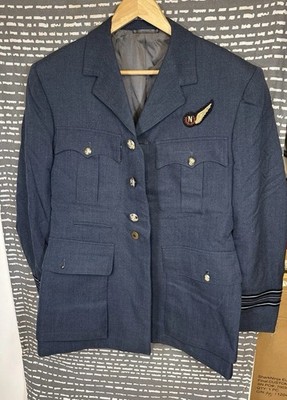 RAF British Air Force Flight Lieutenant Officers Service Dress Uniform Jacket