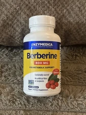 Enzymedica, Berberine 800 mg, for Metabolic support, 120 Capsules - 10/26