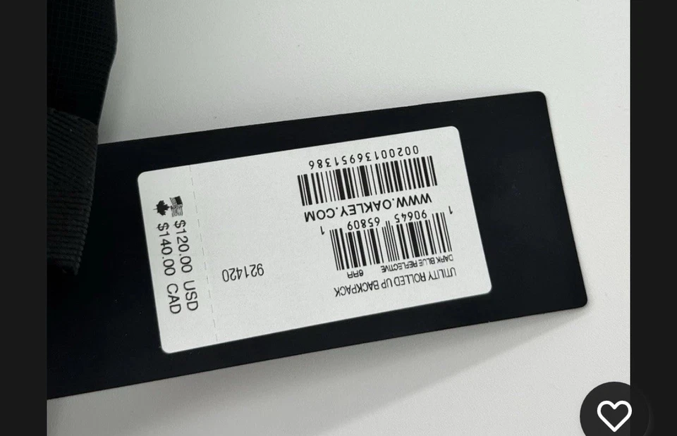 Oakley новый с Ярлыками свернутый рюкзак темно синий серый камуфляж утилита-ноутбук-тактический - Изображение 3 из 4