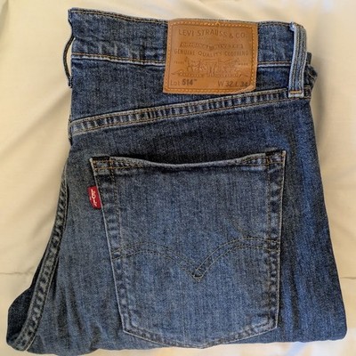 Levis 514 Jeans - W32 L34 - blau - neuwertig