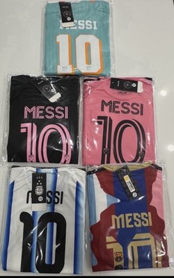 MESSI #10 - for kids only, jerseys with shorts sets, $20 each set